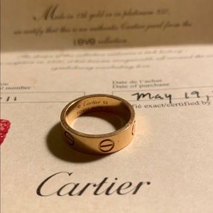 Cartier Love Ring